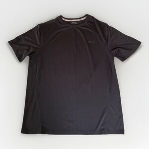 REEBOK Hydromove Shirt Sleeve T Shirt Black Running Golf Activewear Size Medium